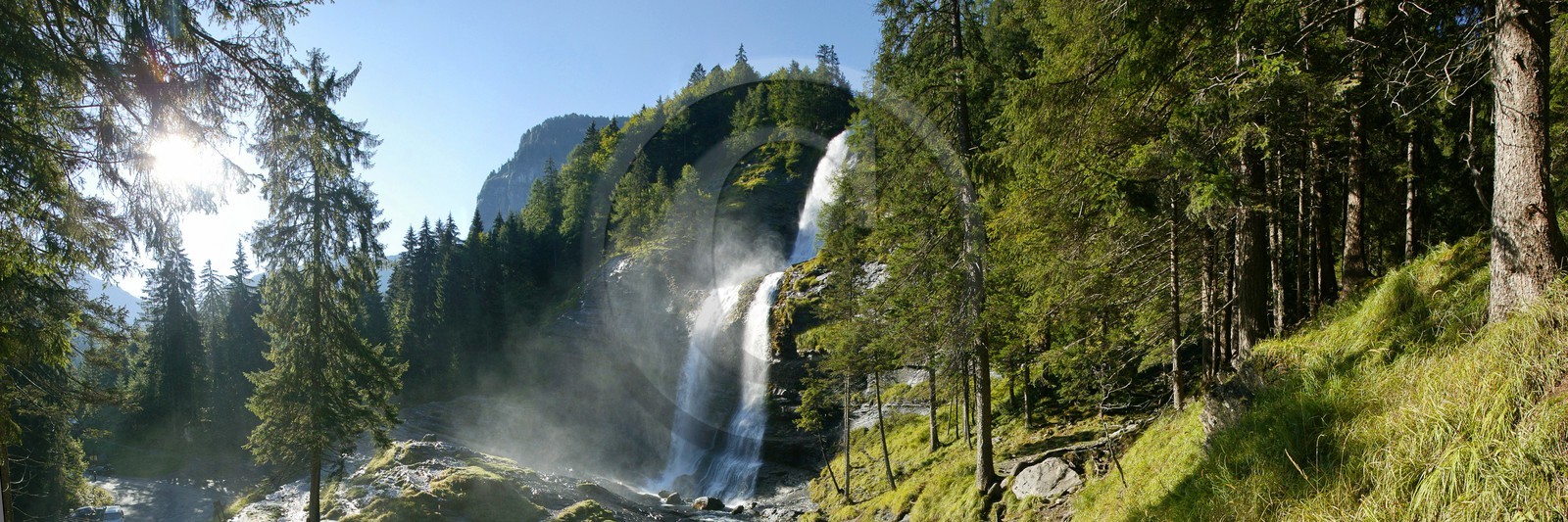 Réserve naturelle de Sixt-Passy, Cascade du Rouget