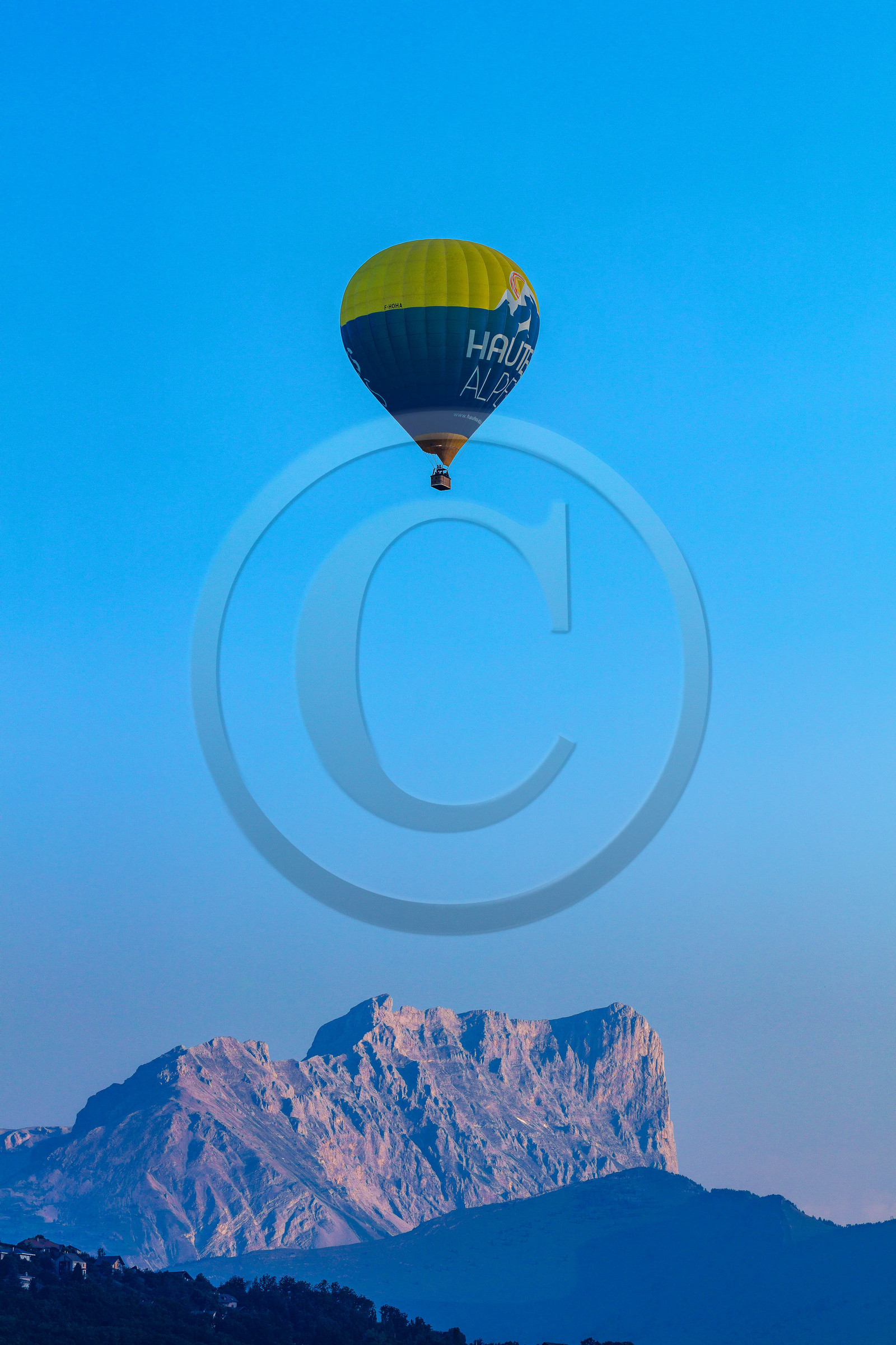 Gap, vol en montgolfière