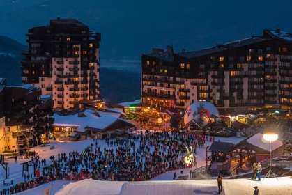 Les Orres, spectacle Big Air