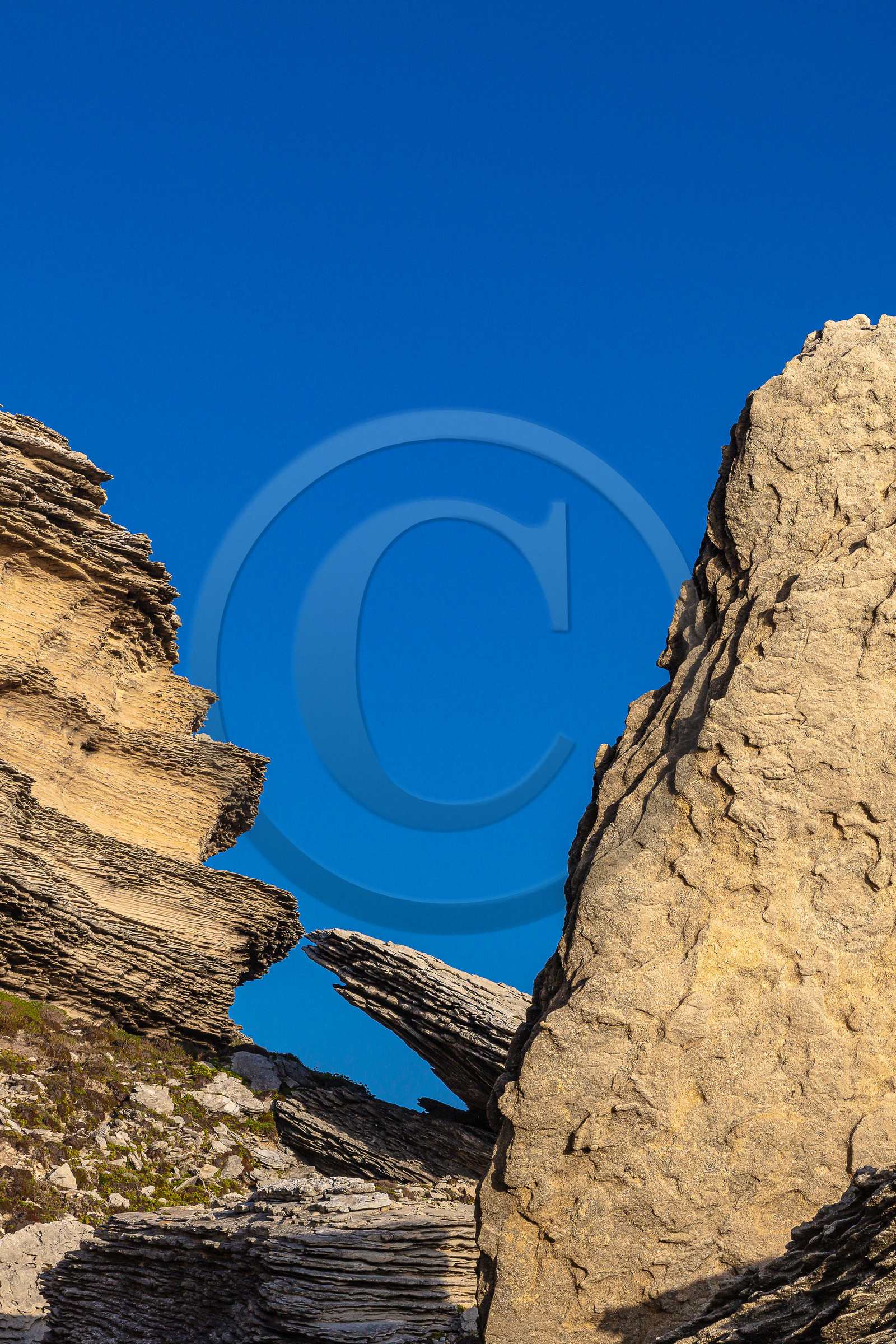 Falaises de calcaire de Bonifacio