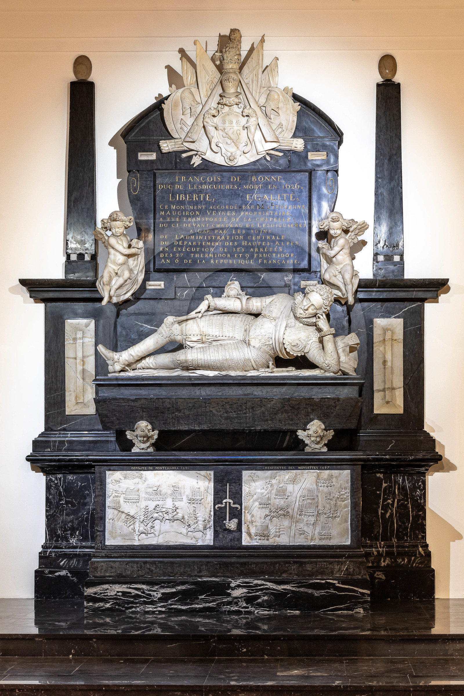 Musée Muséum départemental des Hautes-Alpes, mausolée du Duc de Lesdiguières