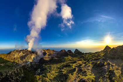 La Soufrière, volcan actif de la Guadeloupe
