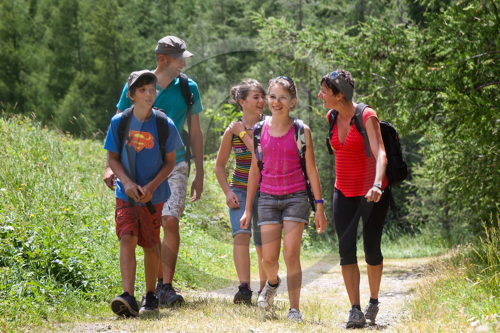 Randonnée famille montagne
