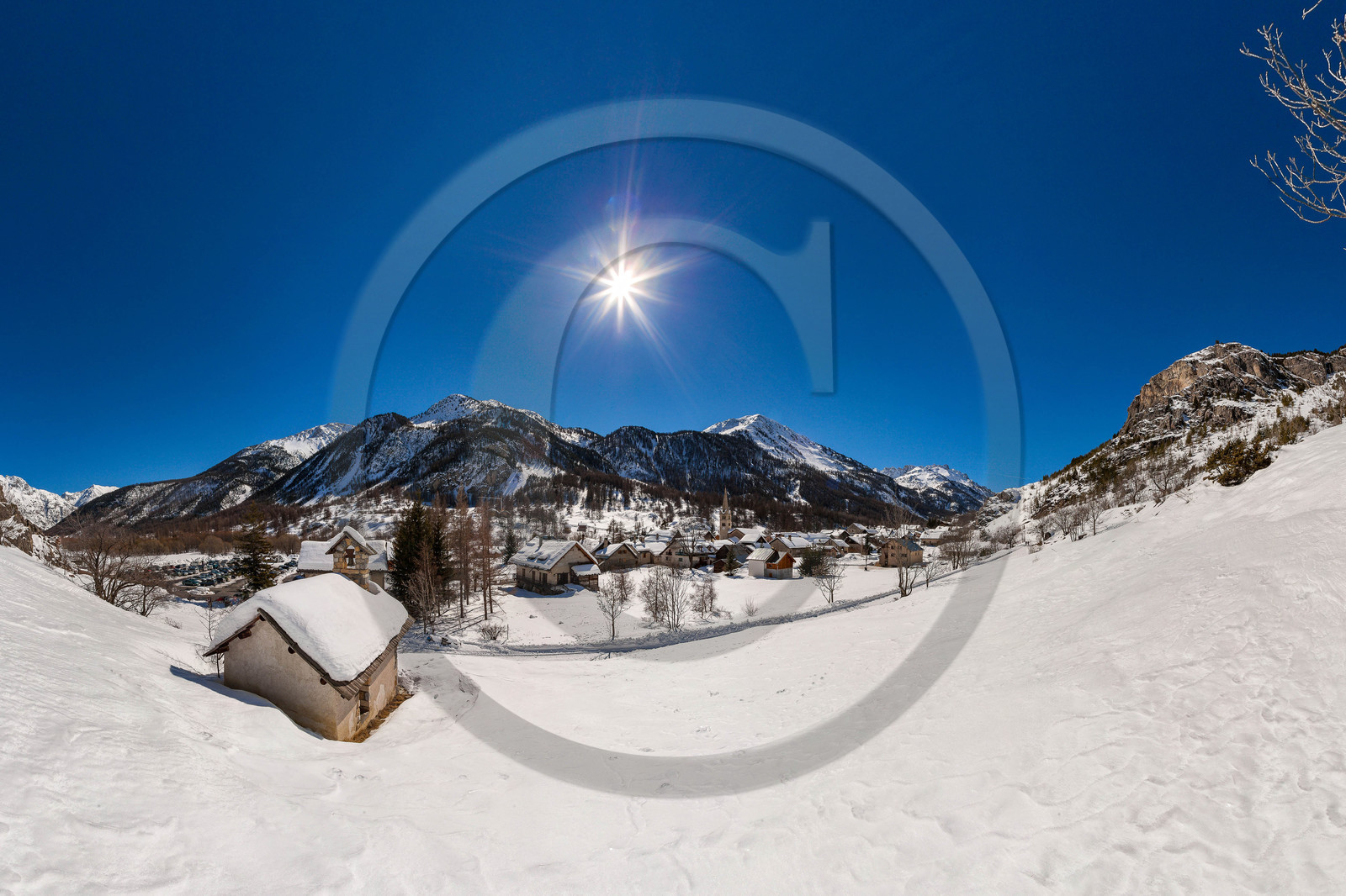 Vallée de la Clarée, village de Névache