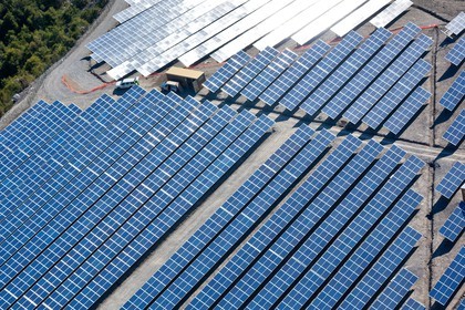 La plus grande centrale solaire photovoltaïque de France