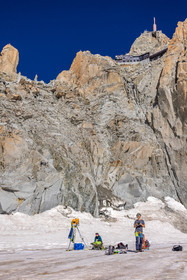 Géomorphologie à l'Aiguille du Midi