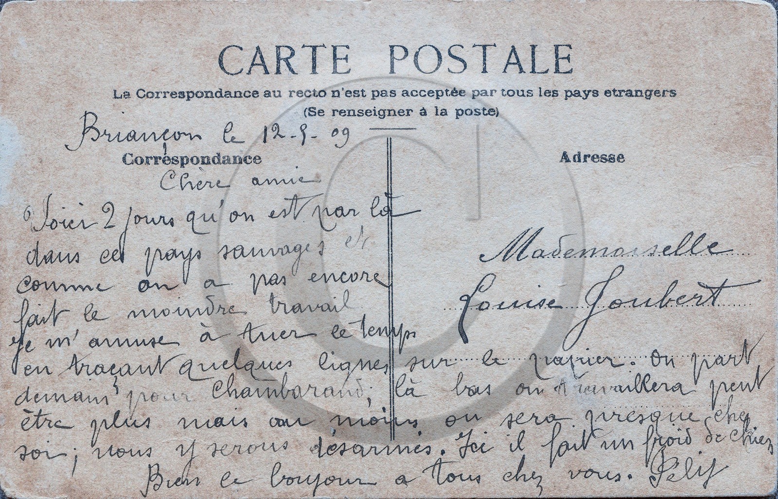 Carte postale ancienne edelweiss