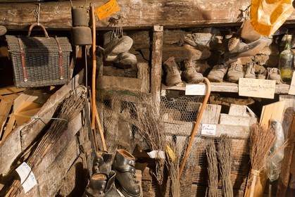 Saint-Véran, une des plus vieilles maisons du village, Musée de l'habitat et de la vie d'autrefois restée en état depuis 1976, dernier témoignage du passé