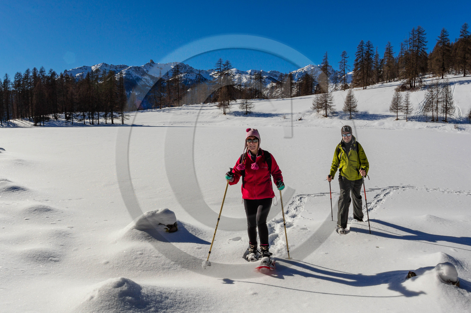 Randonnée en raquettes à neige