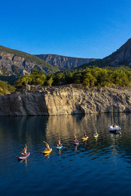 Yoga sur paddle, Serre-Ponçon Aloha