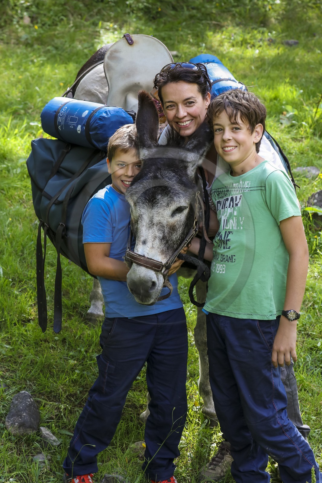 Yohann Masnada, accompagnateur ânier