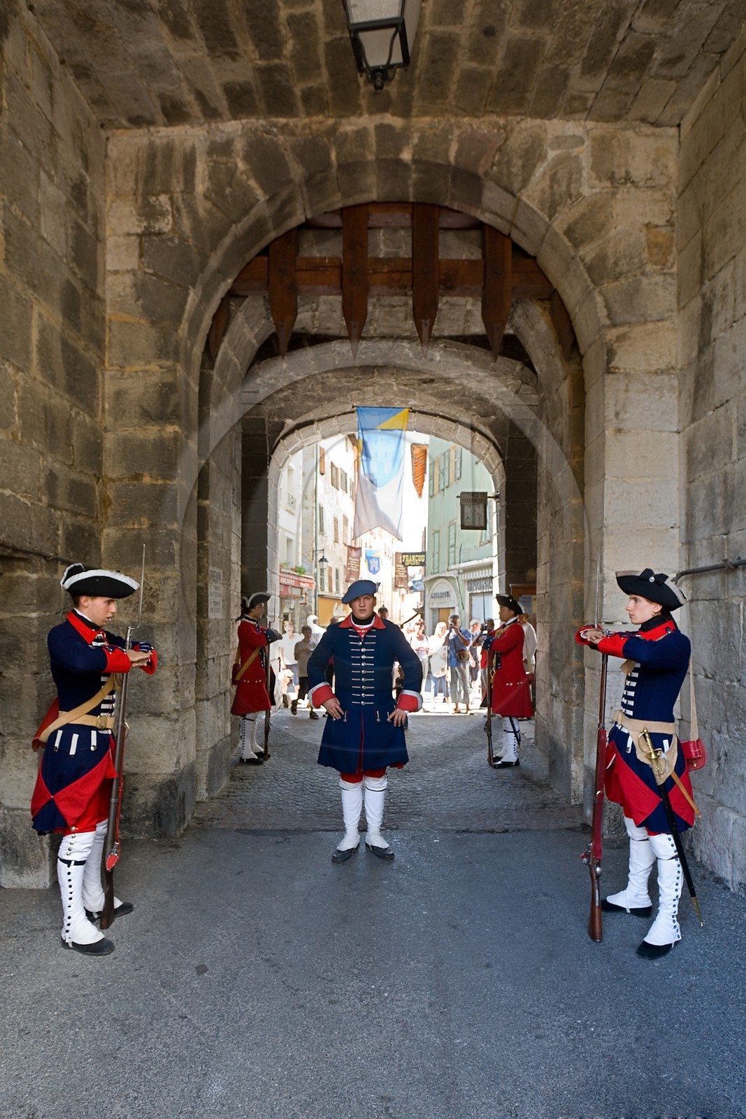 Briançon, l'association Les regiments du passé reconstituent la vie civile et militaire