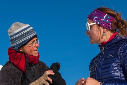Serre-Chevalier, Snow drawings, une œuvre de l'artiste Sonja Hinrichsen