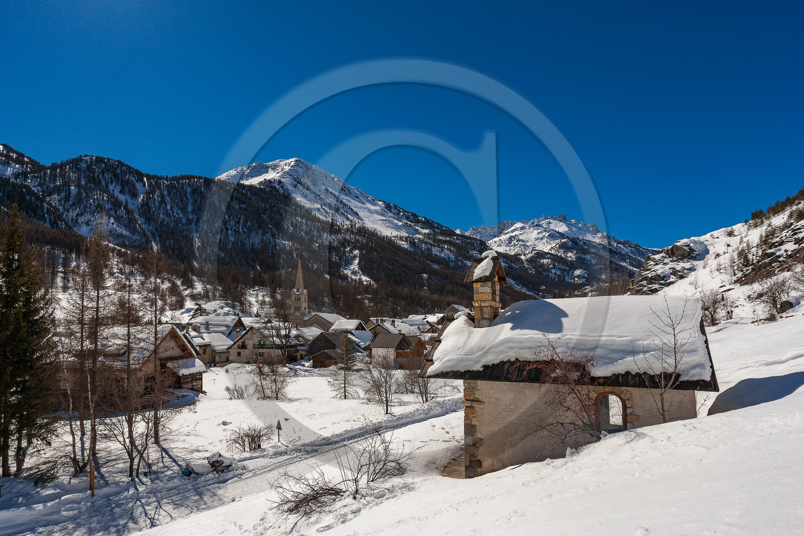 Vallée de la Clarée, village de Névache