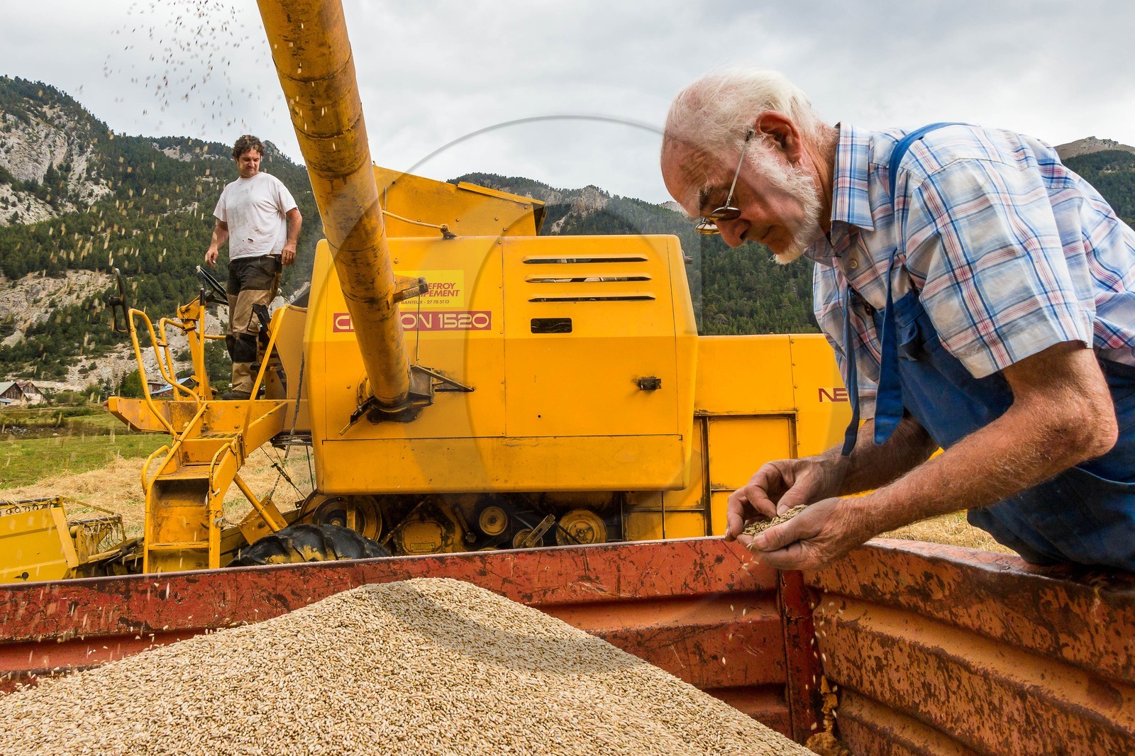 Ceillac, Christophe Gauthier, Exploitant agricole