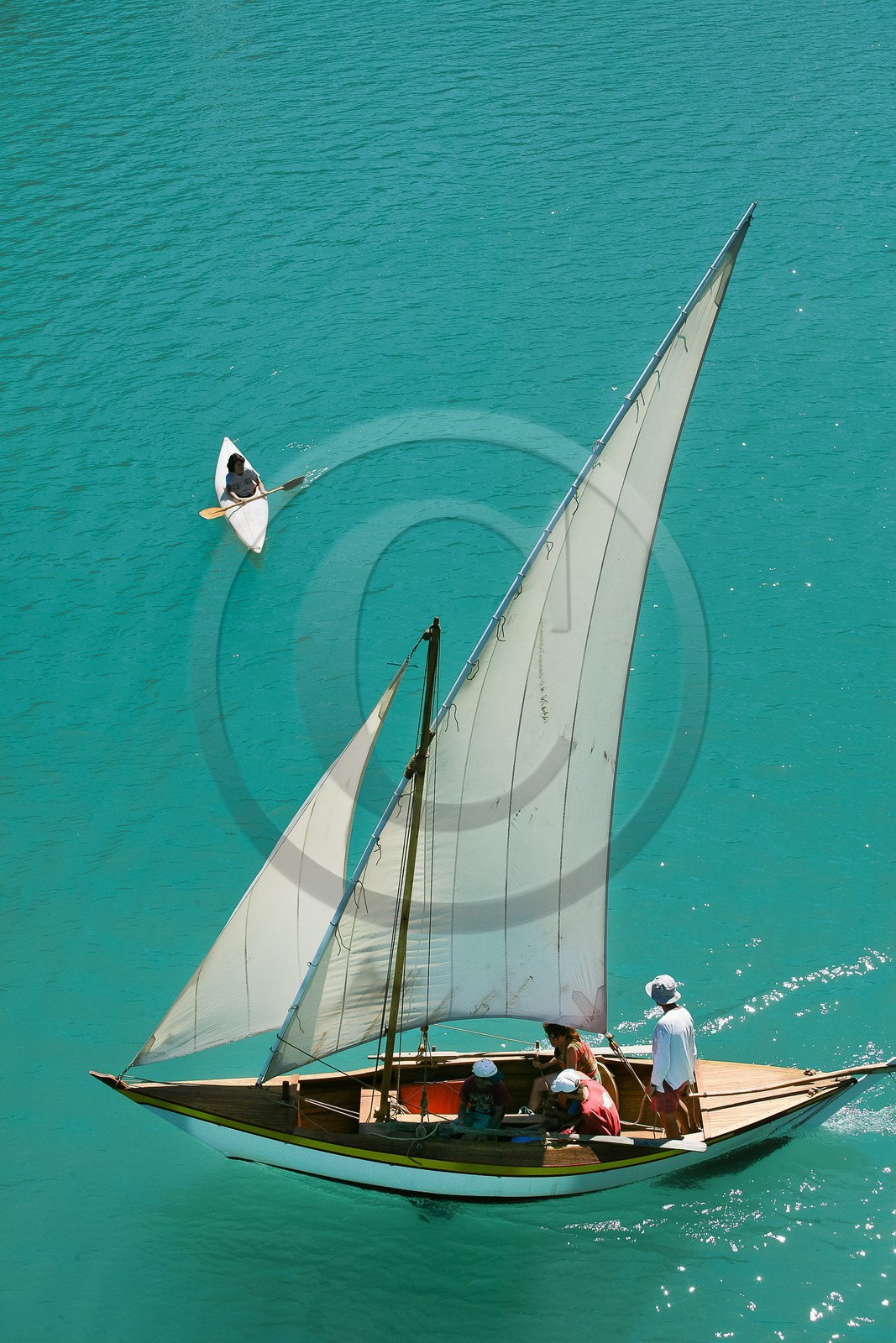 Lac de Serre-Ponçon, Rassemblement Vieux Gréements sur le Lac de Serre-Ponçon, , Rencontre de Voiles traditionnelles