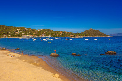 Belvédère-Campomoro, la plage