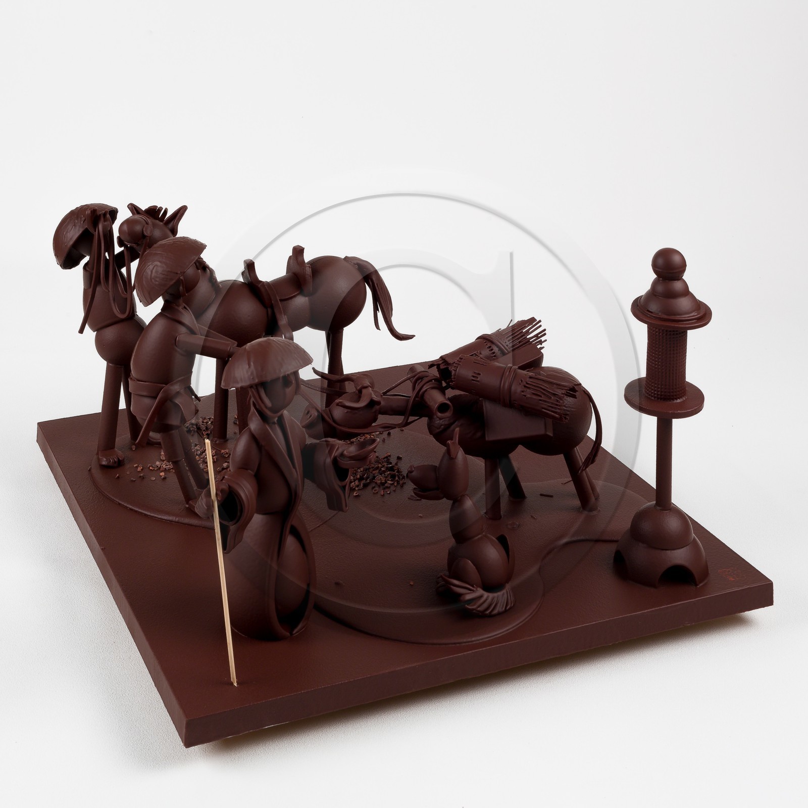 Exposition Influences, Petite histoire de l'art en chocolat par Luc Eyriey