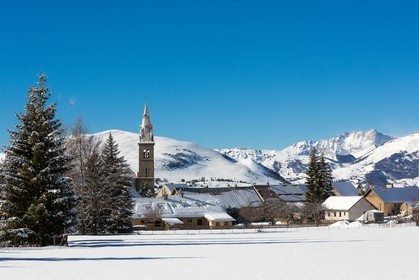 Vallée du Champsaur, station village d'Ancelle