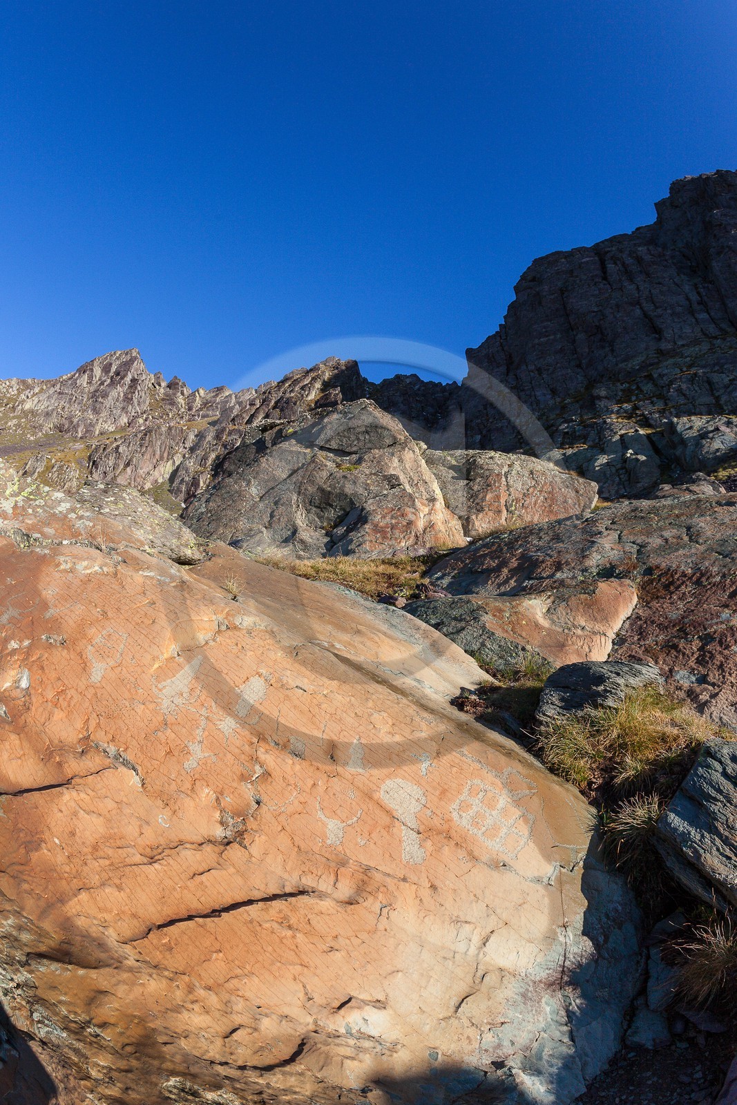 Vallée des Merveilles, gravures rupestres