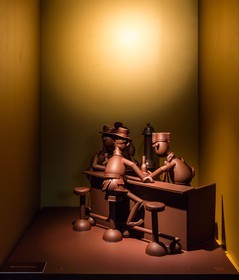 Exposition Influences, Petite histoire de l'art en chocolat par Luc Eyriey