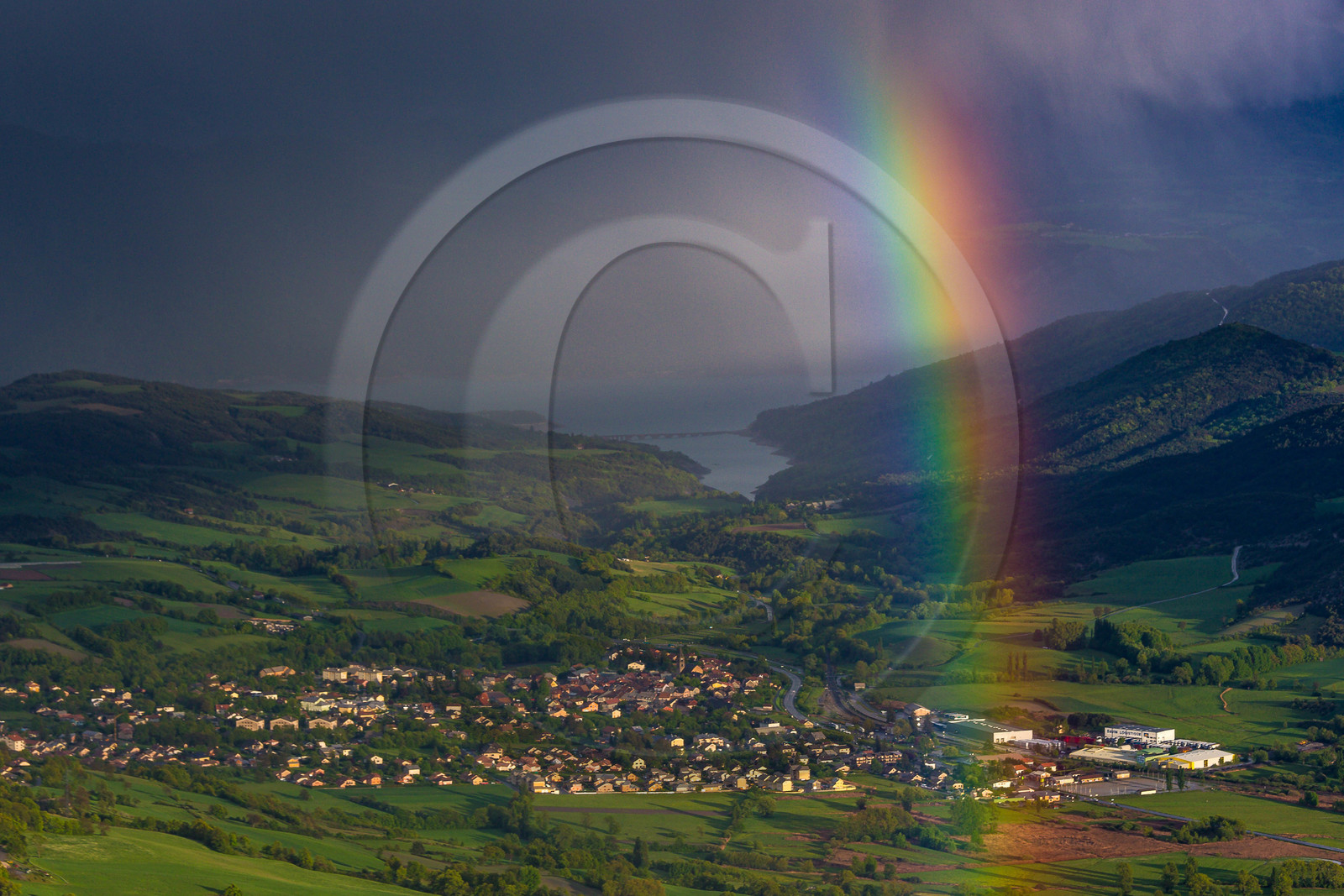 Pays de Serre-Ponçon, village de Chorges