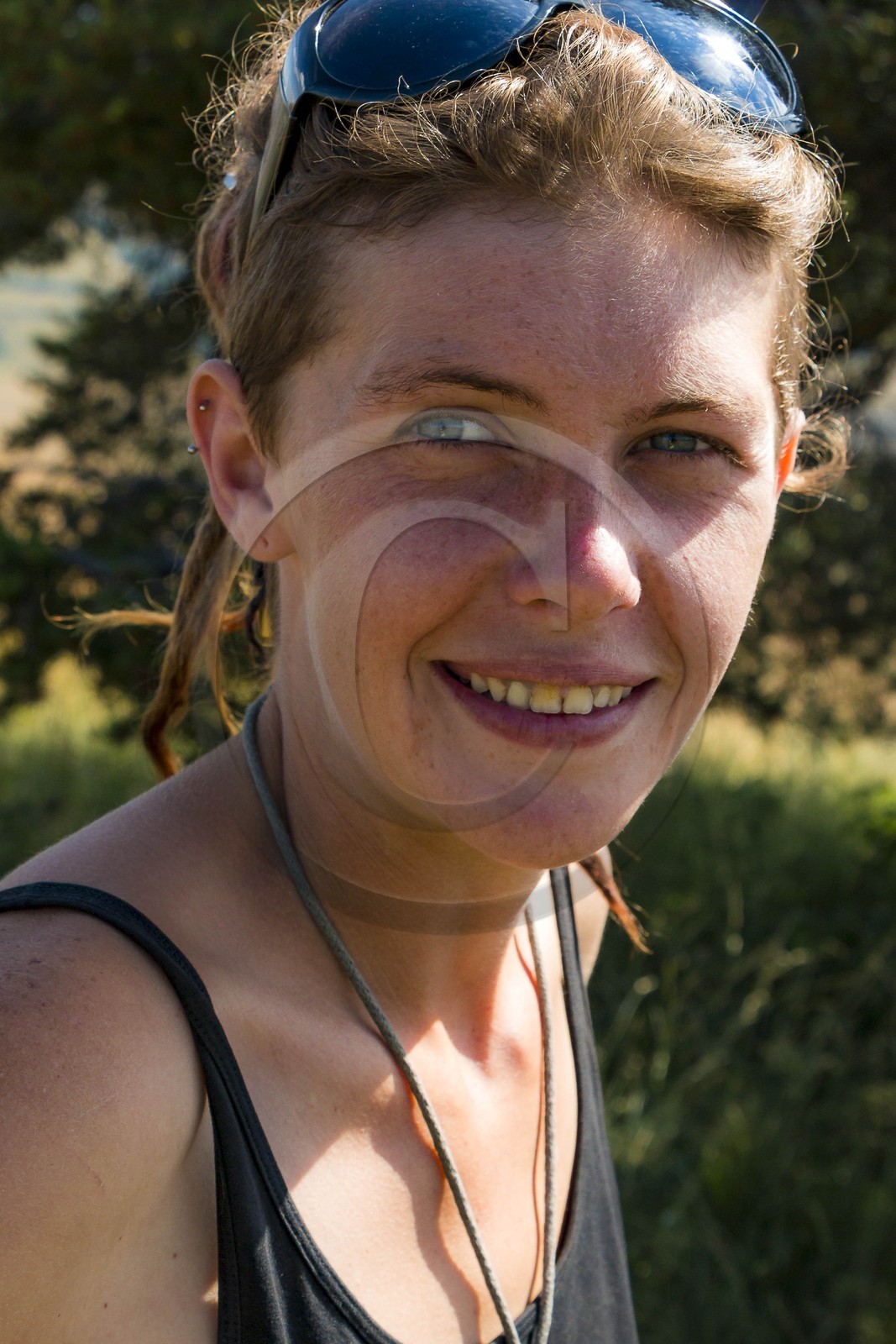 Alpage du Gau, Camille Magrit, bergère stagiaire