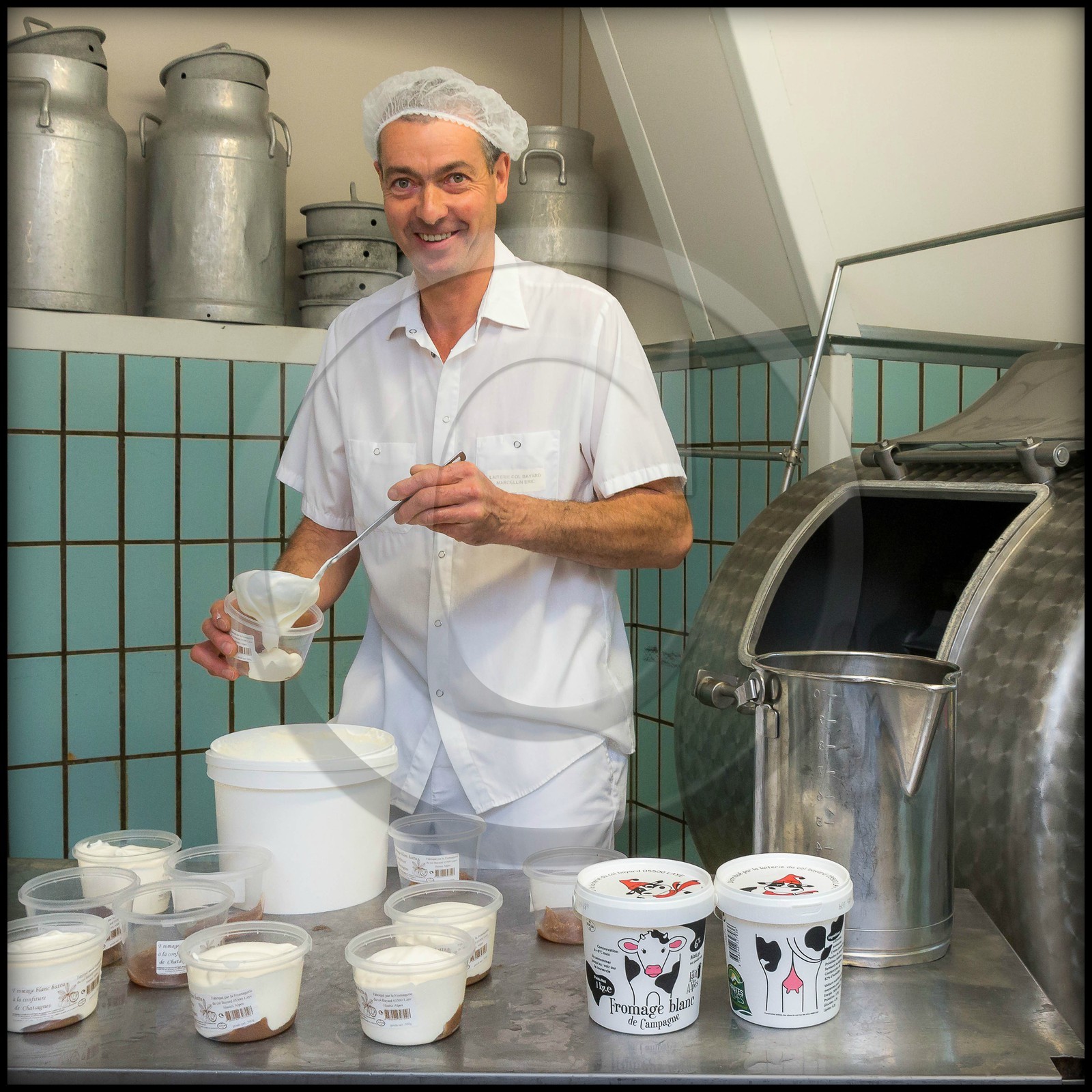 Laiterie et  Fromagerie du Col Bayard, Restaurant de fromage, Franck Bertrand