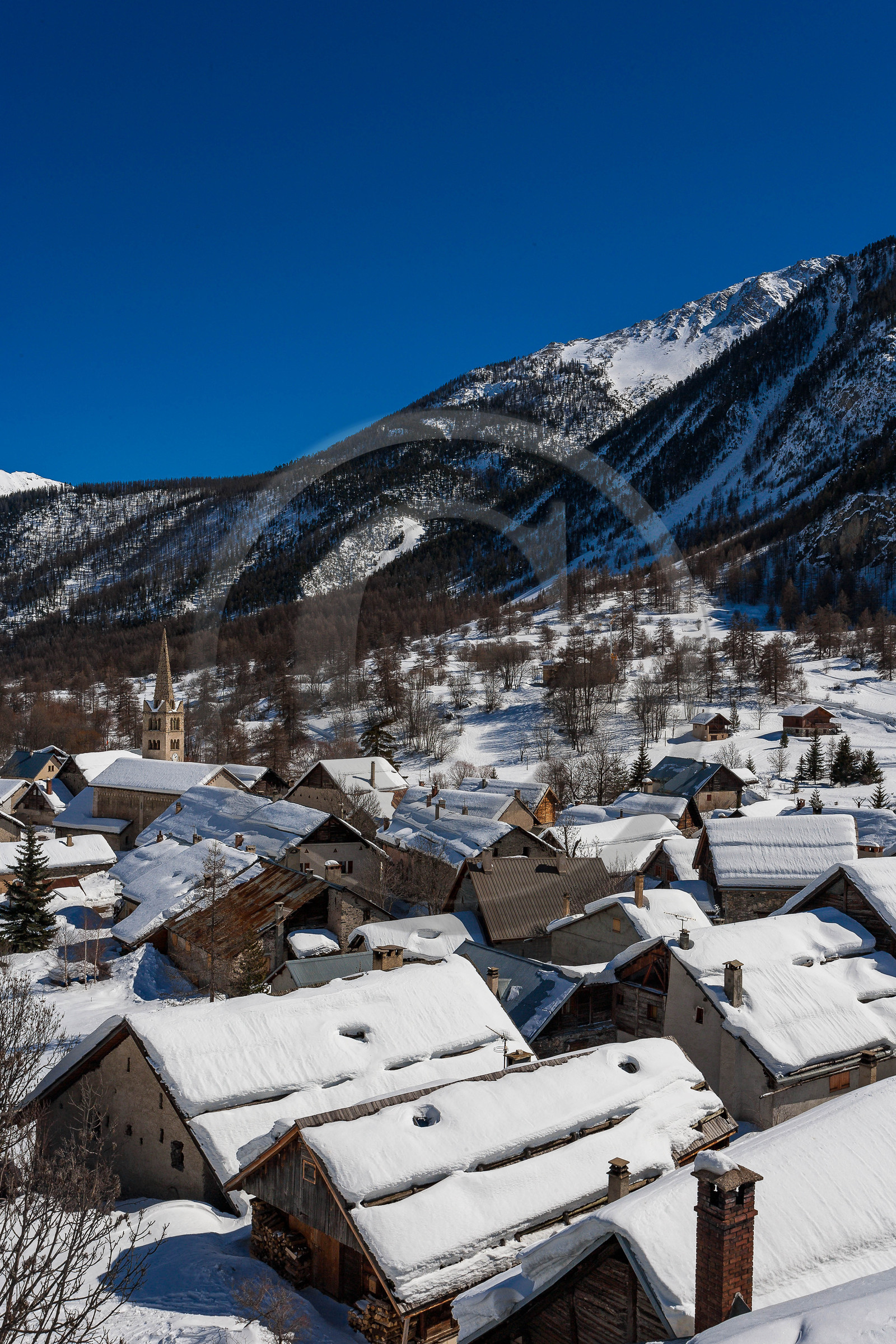 Vallée de la Clarée, village de Névache