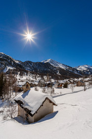 Vallée de la Clarée, village de Névache