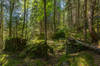 Val Montjoie, vestige d'ancien chalet d'alpage