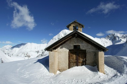 Ceillac, Lac Saint-Anne, les montagnes de Font-Sancte, Pic des  Heuvières