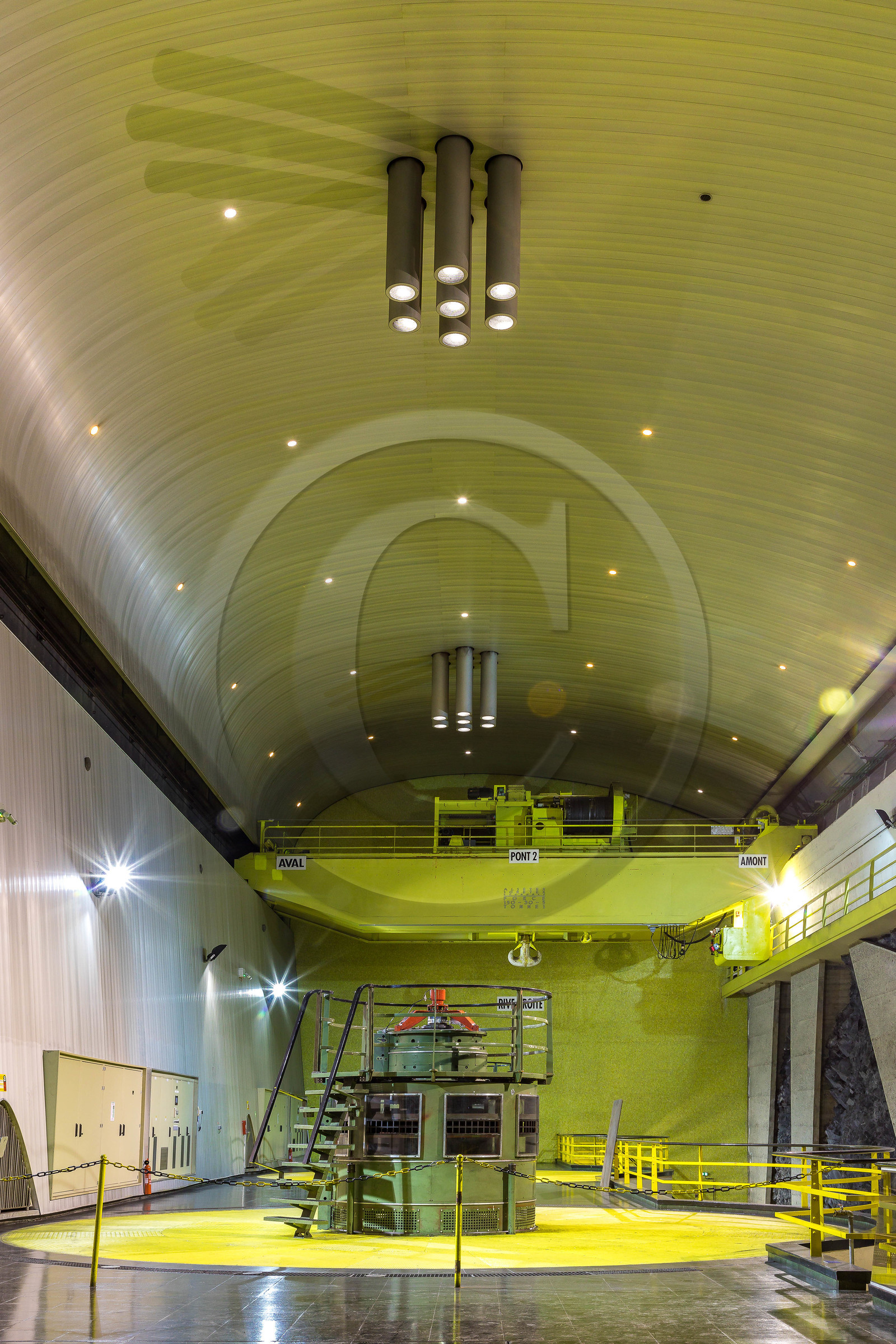 Barrage de Serre-Ponçon, usine hydroélectrique EDF