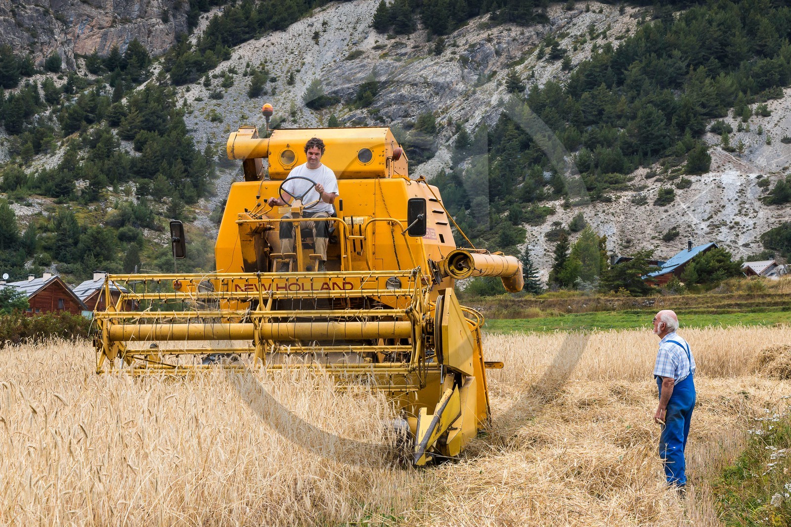 Ceillac, Christophe Gauthier, Exploitant agricole