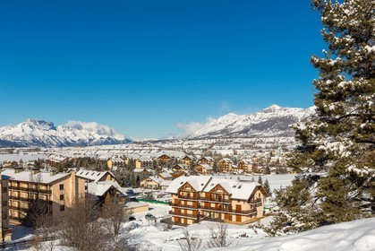 Vallée du Champsaur, station village d'Ancelle