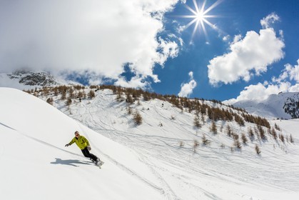 Les Orres, surf des neige