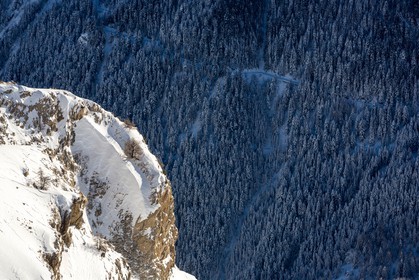 Uvernet-Fours, station de ski de Praloup, vallon des Agneliers