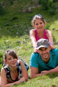 Randonnée famille montagne