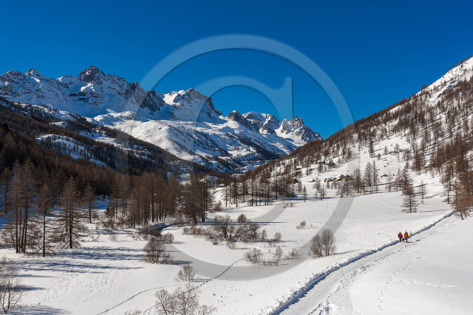 Vallée de la Clarée,  Basse-Sausse et le pont Souchère