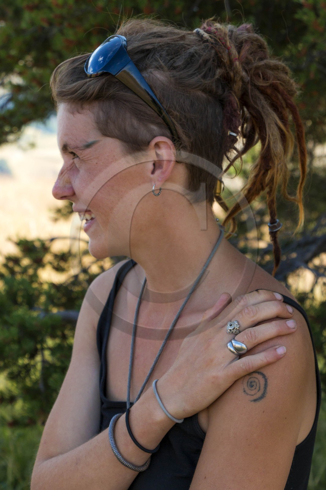 Alpage du Gau, Camille Magrit, bergère stagiaire