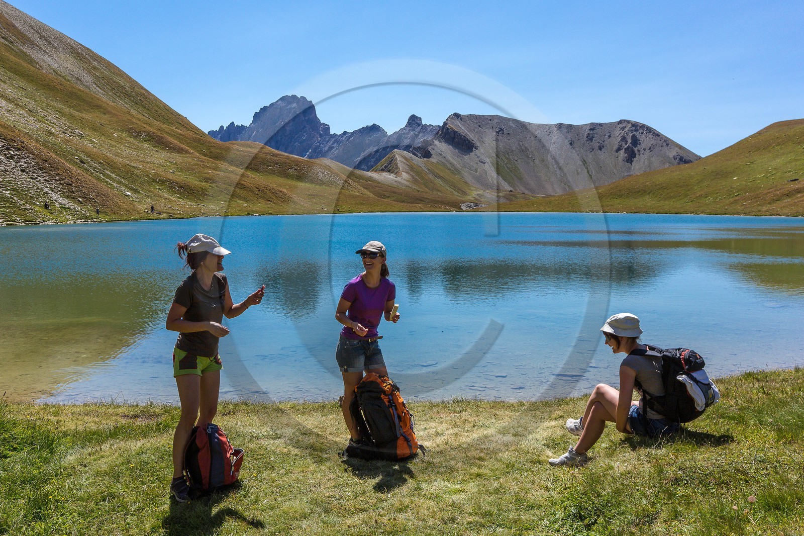 Lac de la Reculaye (alt. 2503 m) et la Tête de Villadel (2728m)