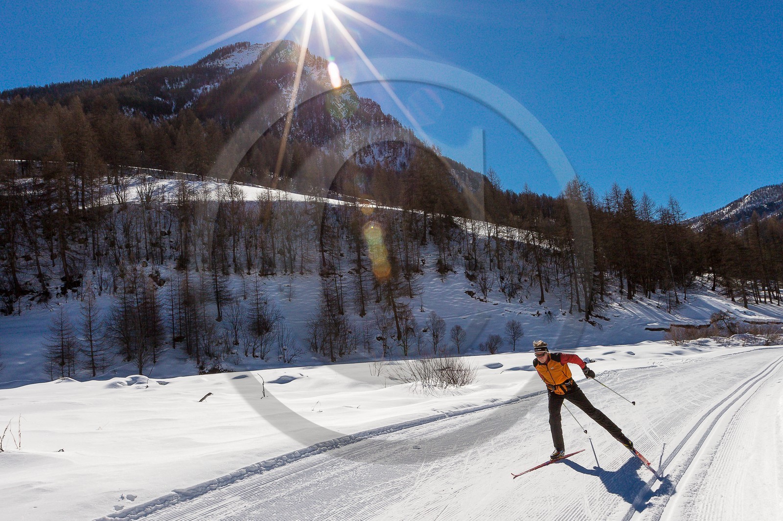 Saint-Paul-sur-Ubaye, Ski nordique, ski de fond