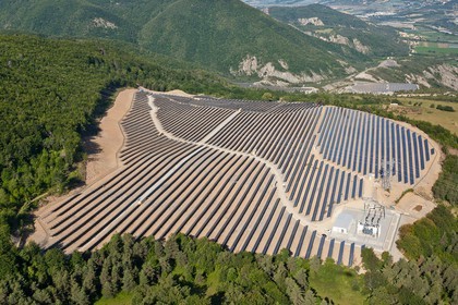 La plus grande centrale solaire photovoltaïque de France
