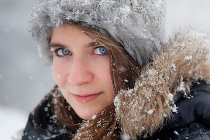 Hiver, randonnée balade sous la neige