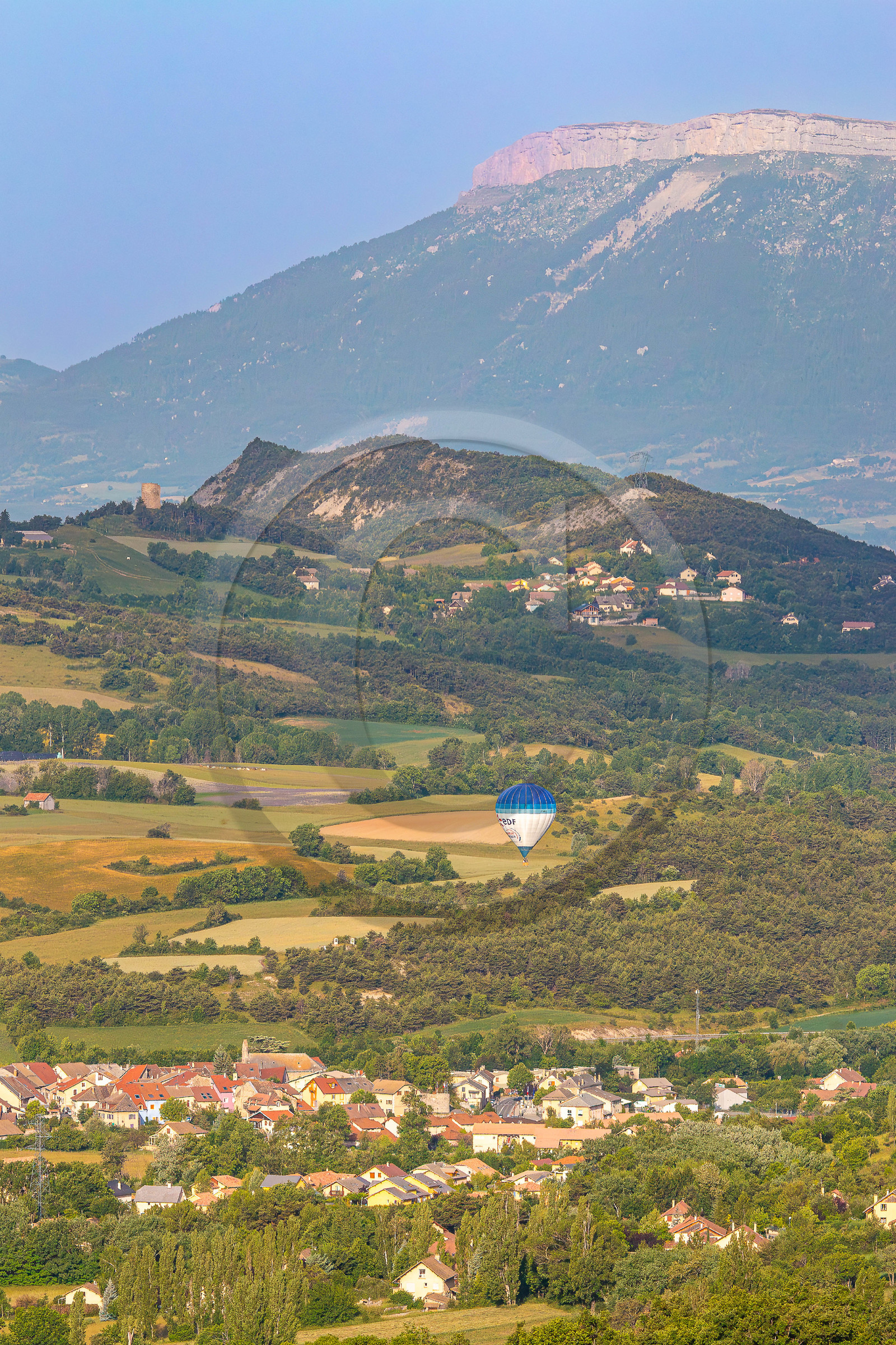 La Bâtie Neuve, vol en montgolfière