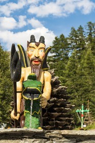 Bessans, fontaine Diable