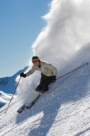 Ski piste famille