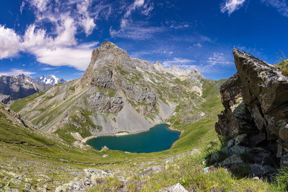 Grand Lac de Monêtier-les-Bains et les Arêtes de la Bruyère