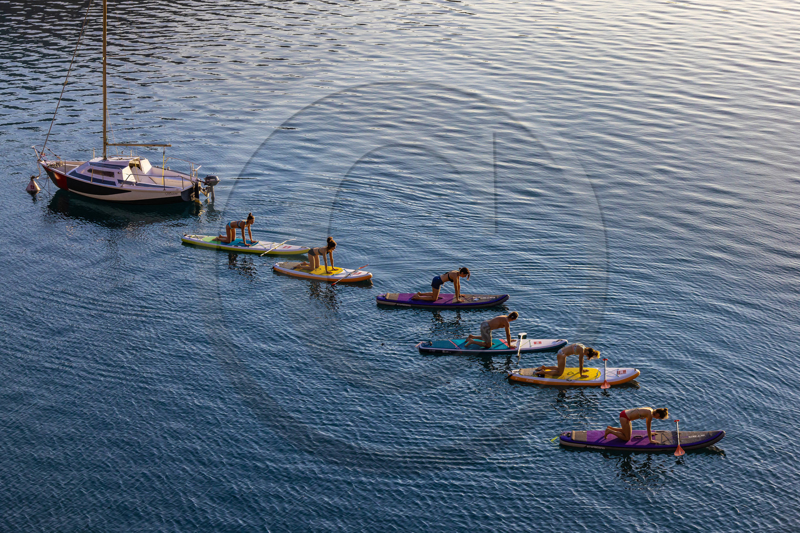 Yoga sur paddle, Serre-Ponçon Aloha