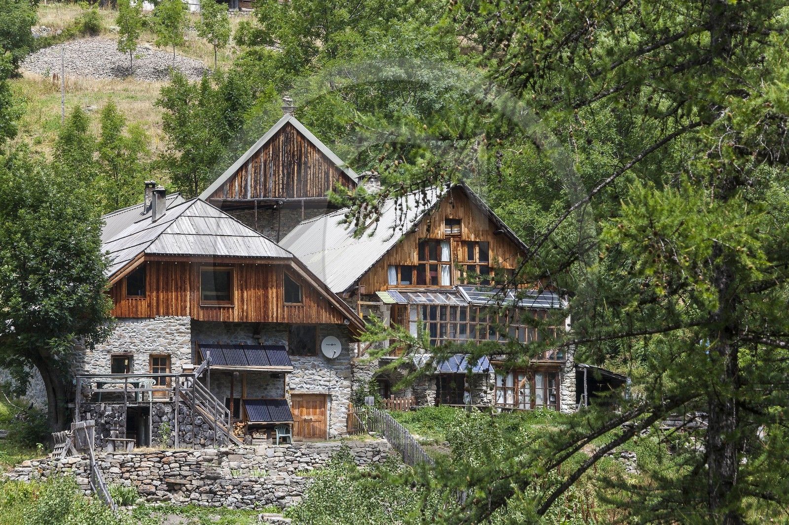 Parc national des Ecrins, village de Dormillouse